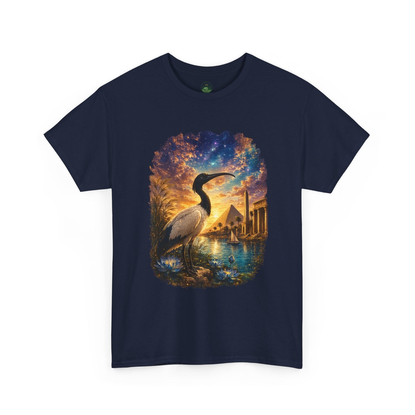 Spirit of Ancient Egypt – Sacred Ibis Nature T-Shirt | Egyptian Wildlife Graphic Tee