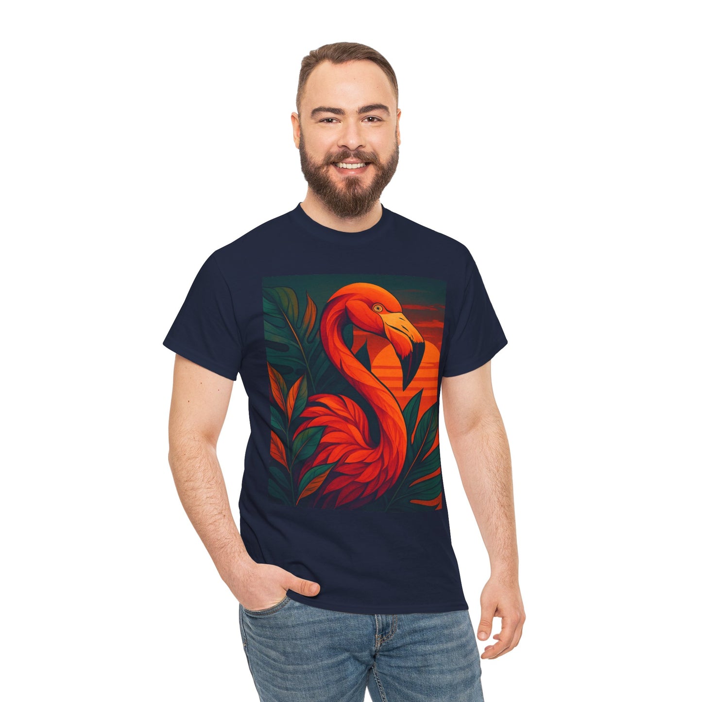 Tropical Animal Fusion T-Shirt – Exotic Nature Graphic Tee