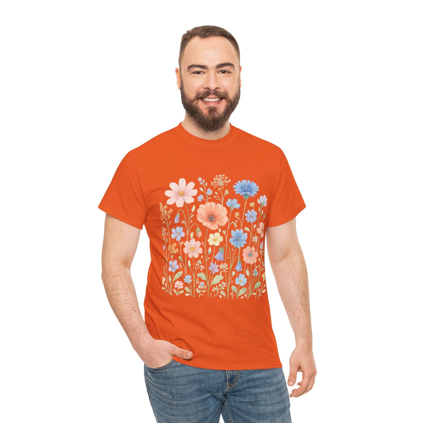 Wildflower Meadow T-Shirt – Nature Floral Aesthetic Tee
