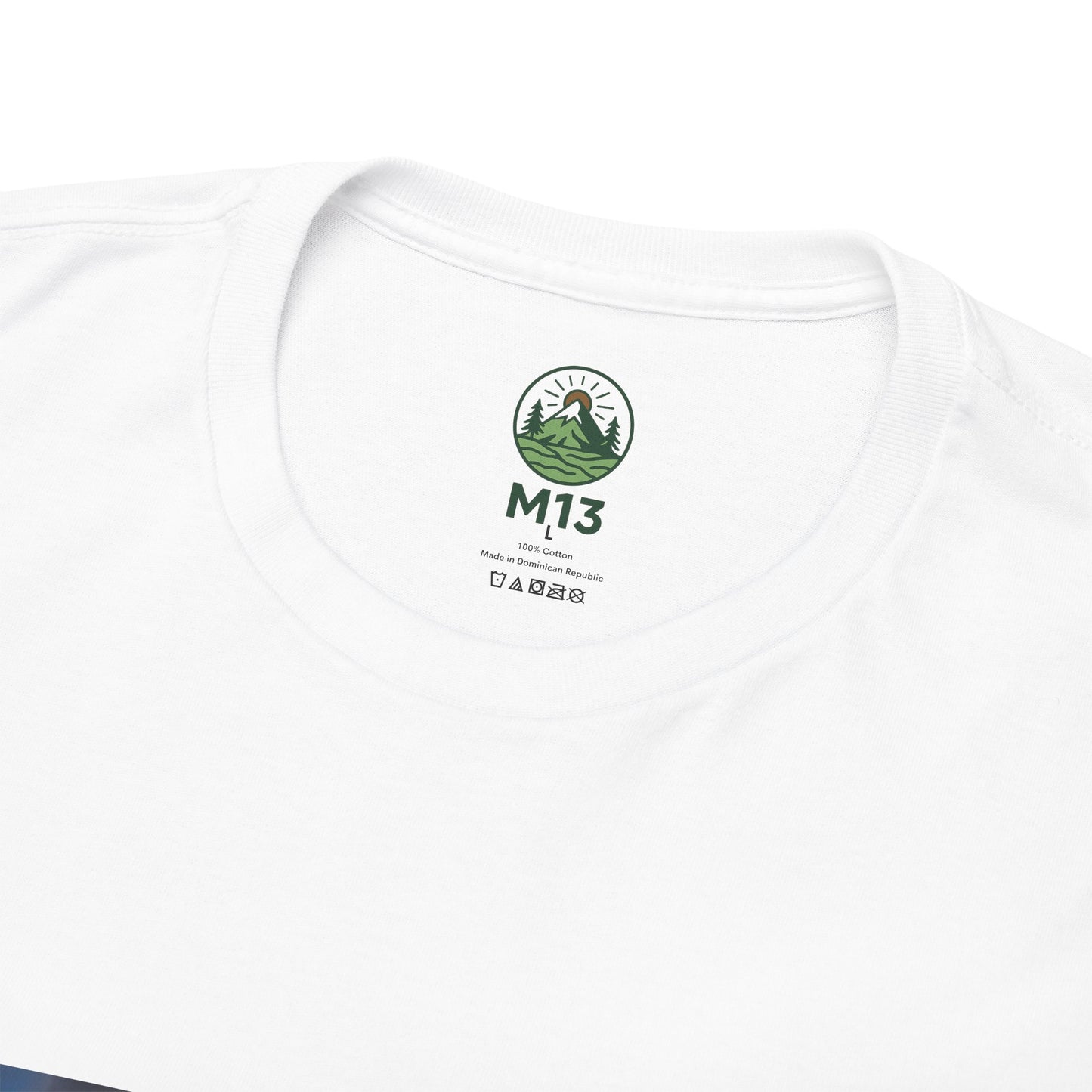 Wildflower Mountain Landscape T-Shirt – Minimalist Nature Graphic Tee