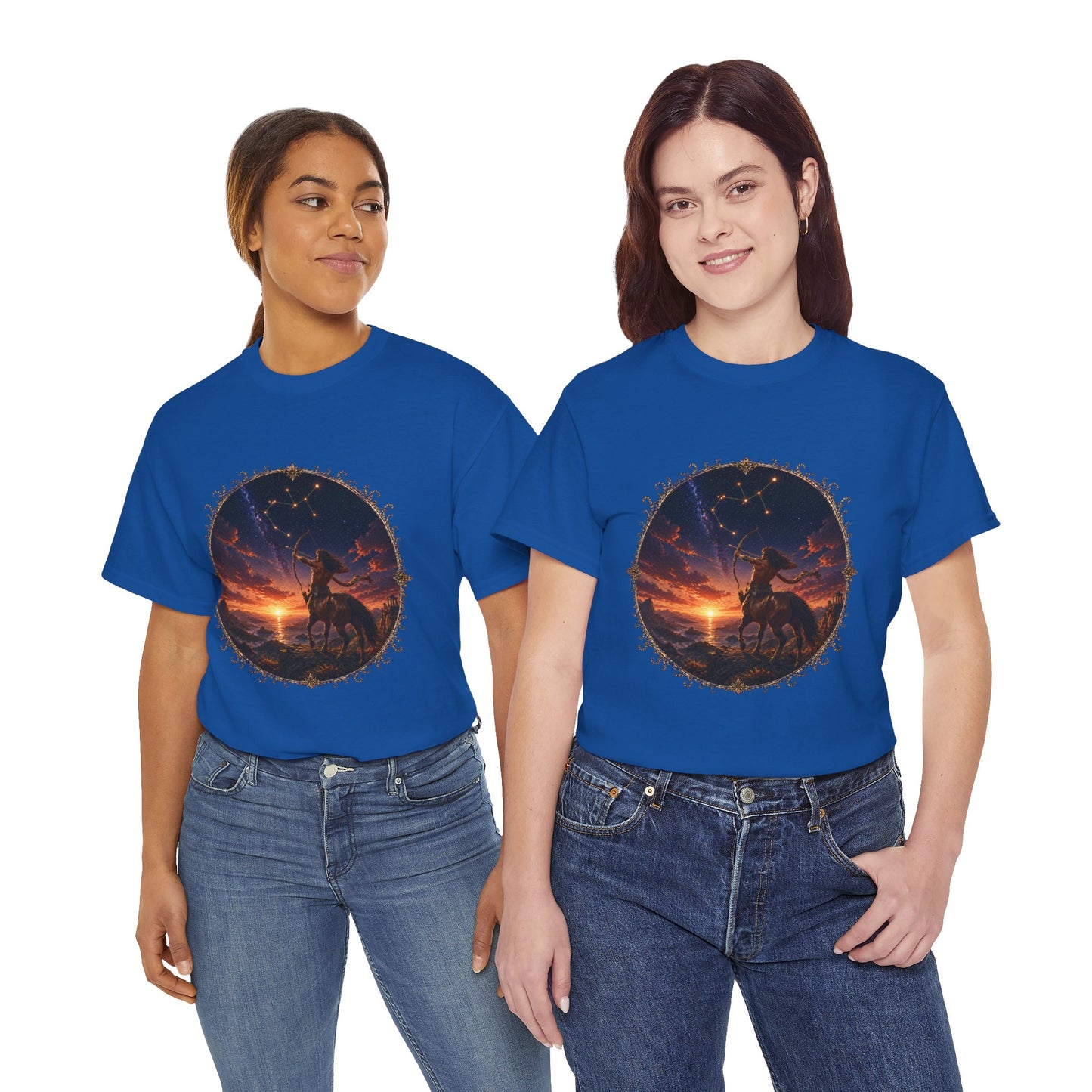 Sagittarius Zodiac T-Shirt – Archer Adventure Design | Free Spirit Astrology Tee
