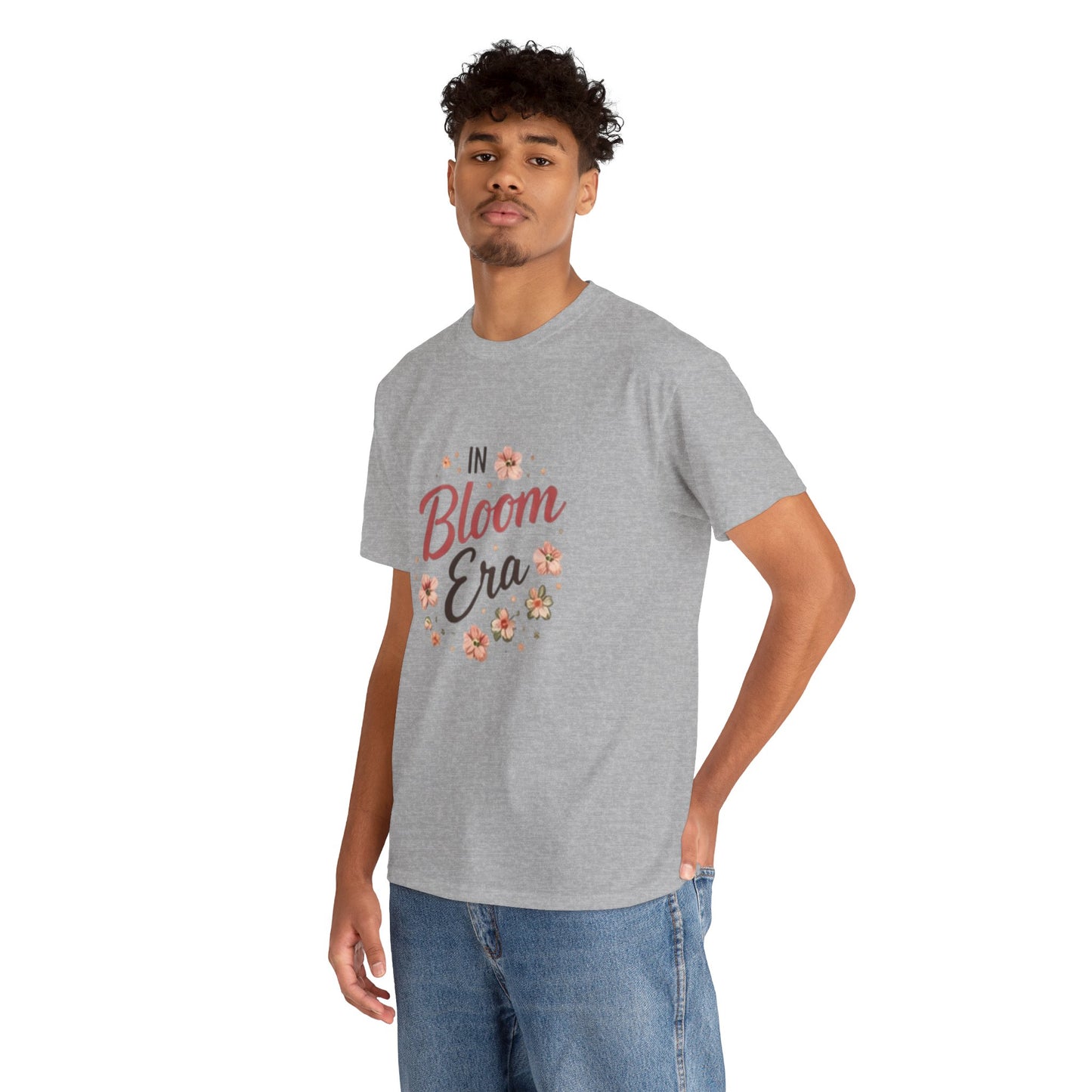 In Bloom Era T-Shirt –Bloom Minimalist Floral Aesthetic Tee, Cute Feminine Graphic Shirt