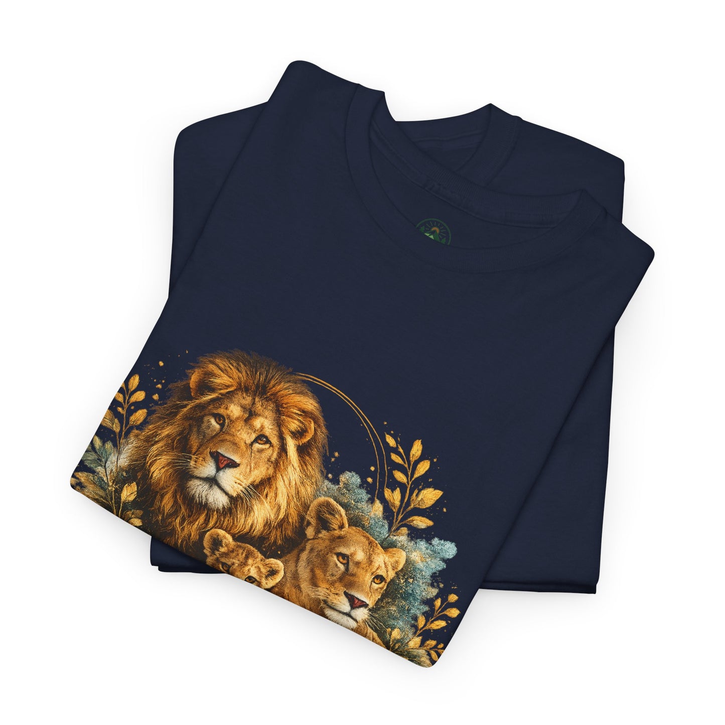 Lion Family T-Shirt – Majestic Wildlife Nature Design | Lion Pride Graphic Tee