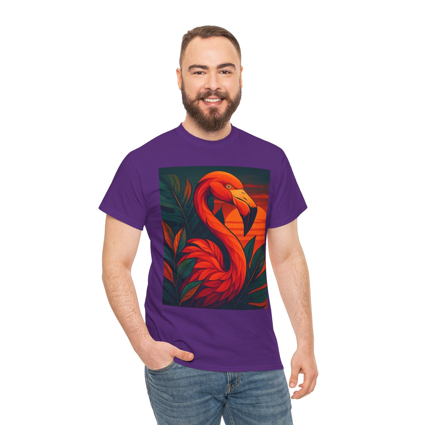 Tropical Animal Fusion T-Shirt – Exotic Nature Graphic Tee