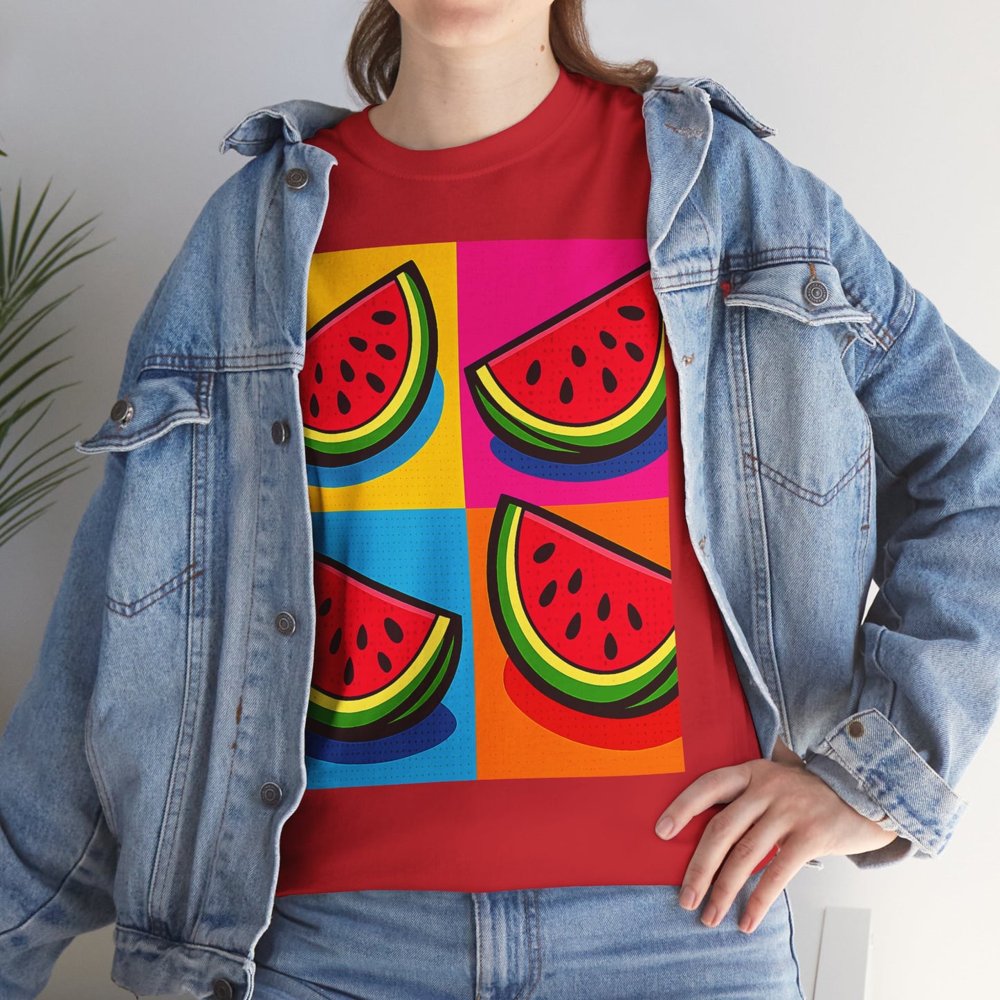 Watermelon Pop Art T-Shirt – Fun Summer Graphic Tee
