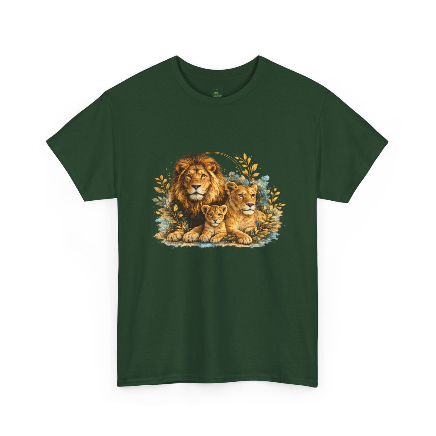 Lion Family T-Shirt – Majestic Wildlife Nature Design | Lion Pride Graphic Tee