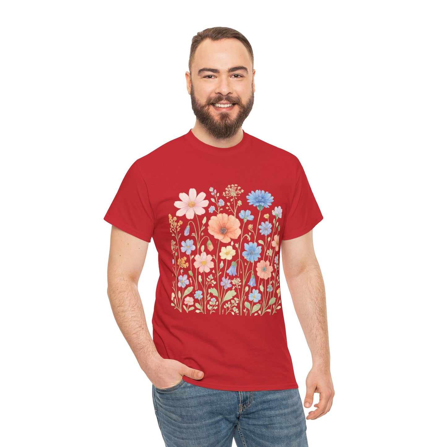 Wildflower Meadow T-Shirt – Nature Floral Aesthetic Tee
