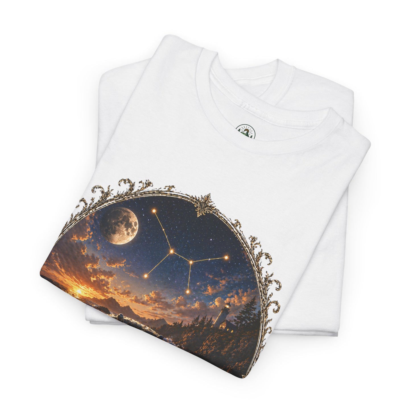 Cancer Zodiac T-Shirt – Mystic Crab Moon Design | Emotional & Cosmic Astrology Tee