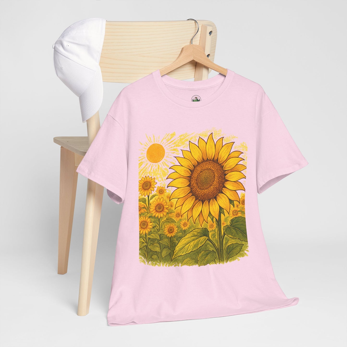 Sunflower Sunshine T-Shirt – Bright Floral Aesthetic Tee