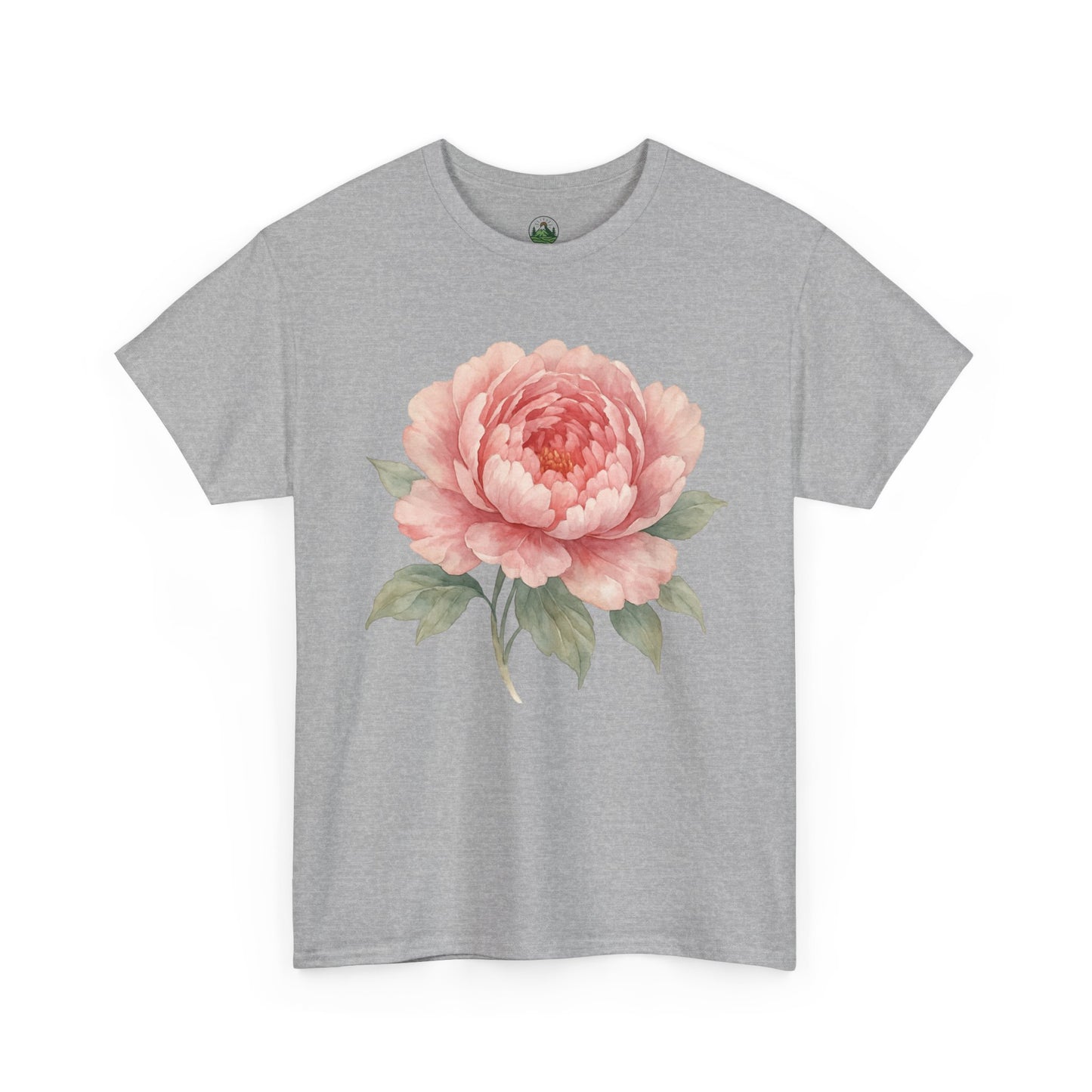 Peony Flower T-Shirt – Soft Floral Aesthetic Tee