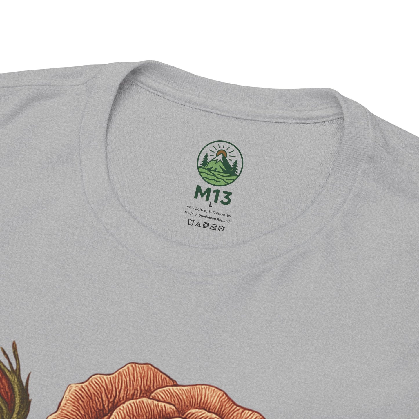 Vintage Botanical Rose T-Shirt – Minimalist Floral Aesthetic Tee