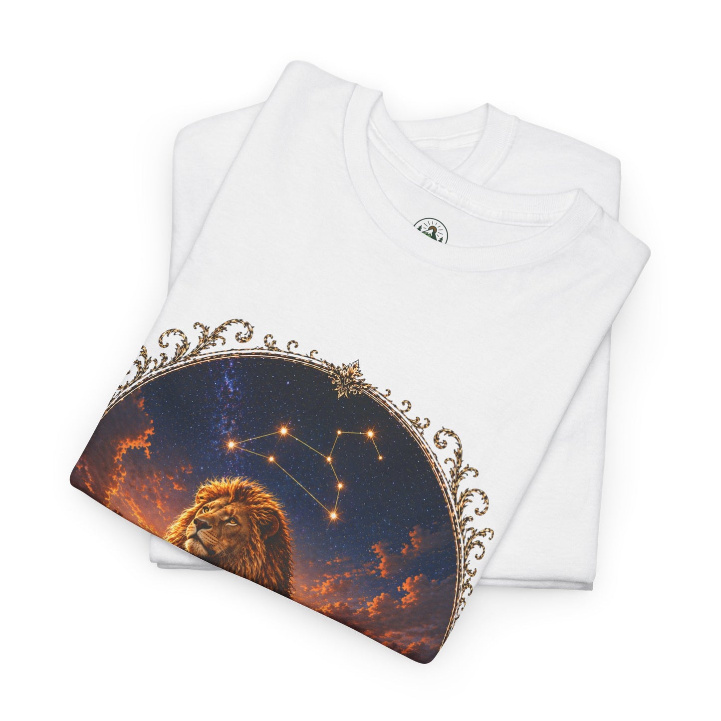 Leo Zodiac T-Shirt – Majestic Lion Cosmic Design | Bold Astrology Power Tee
