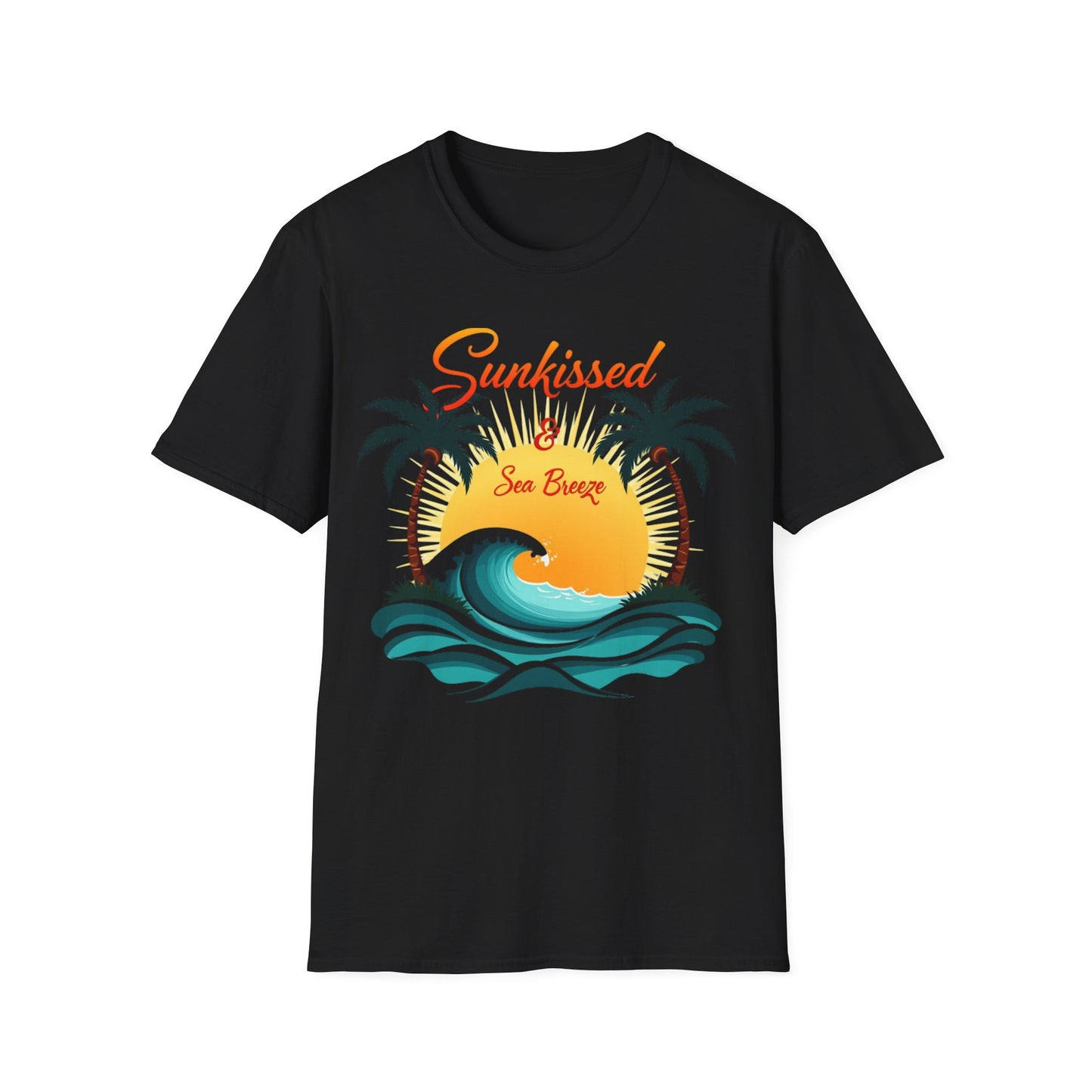 Sunkissed & Sea Breeze T-Shirt – Beach Summer Aesthetic Tee