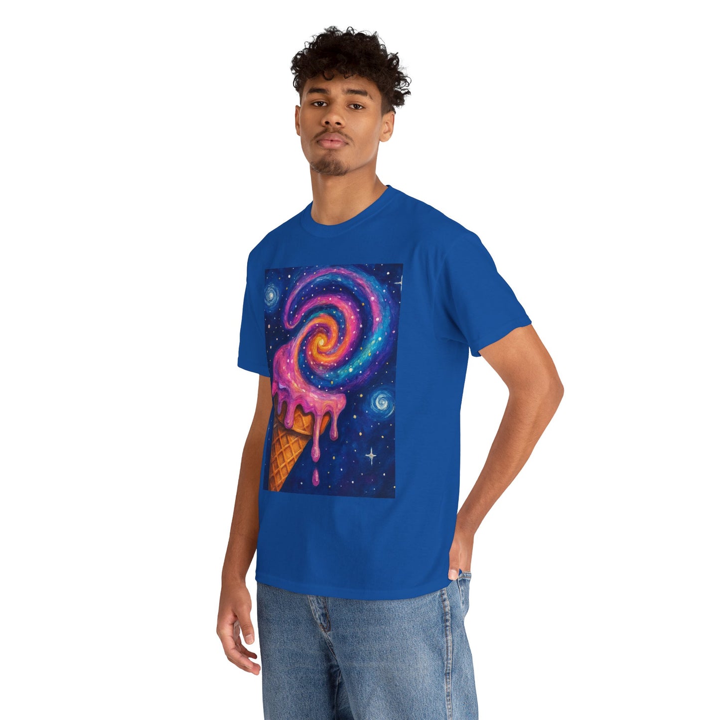 Ice Cream Galaxy T-Shirt – Fun Cosmic Aesthetic Tee