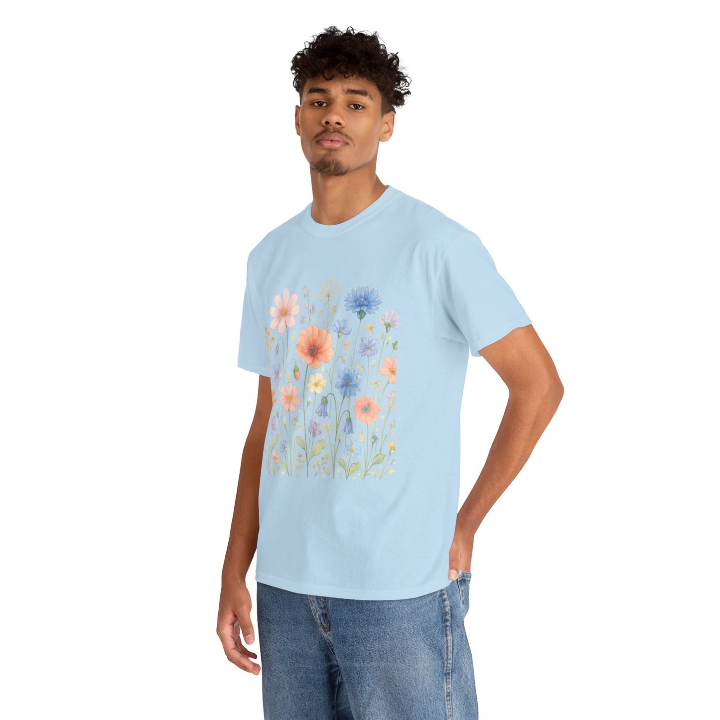 Wildflower Meadow T-Shirt – Nature Floral Aesthetic Tee