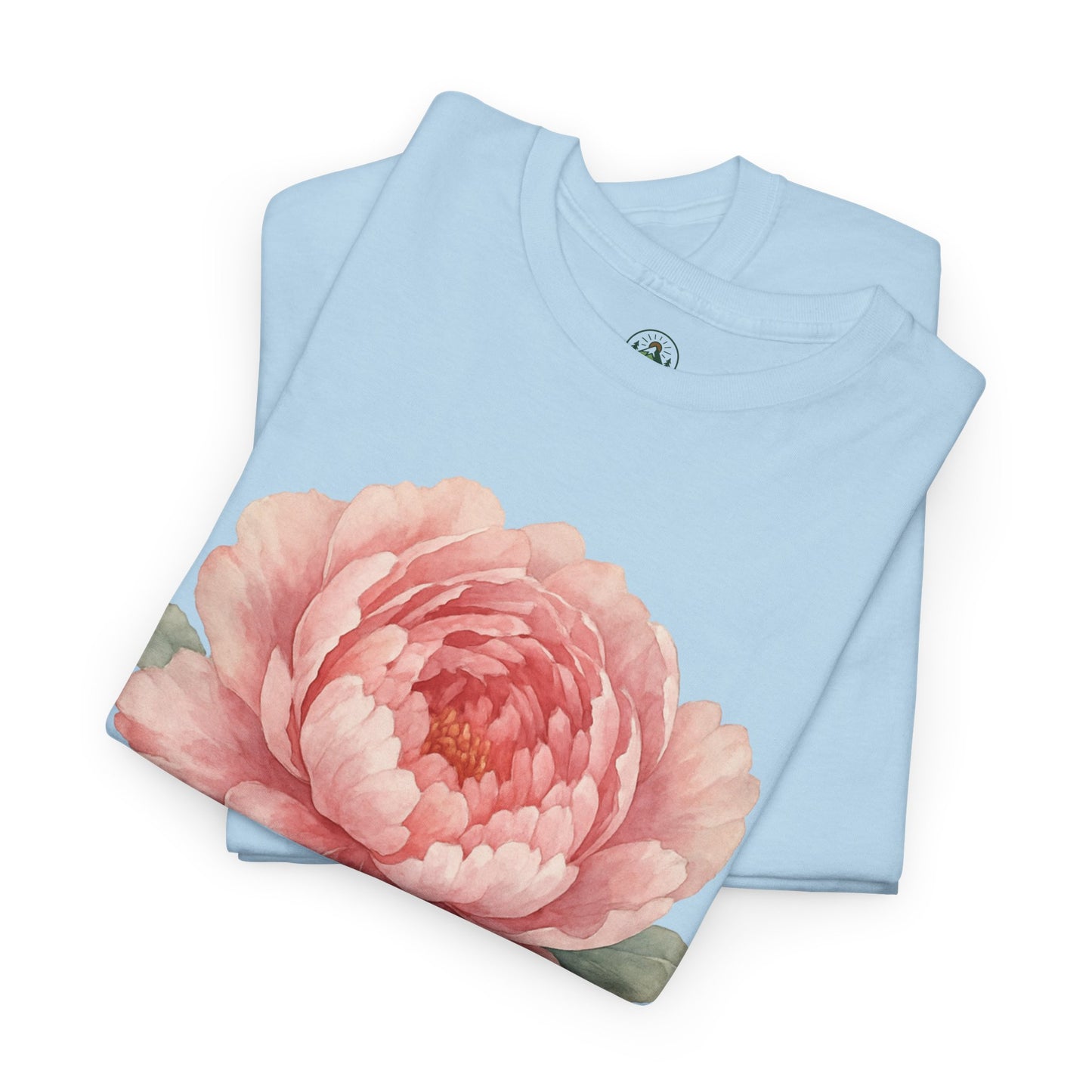 Peony Flower T-Shirt – Soft Floral Aesthetic Tee