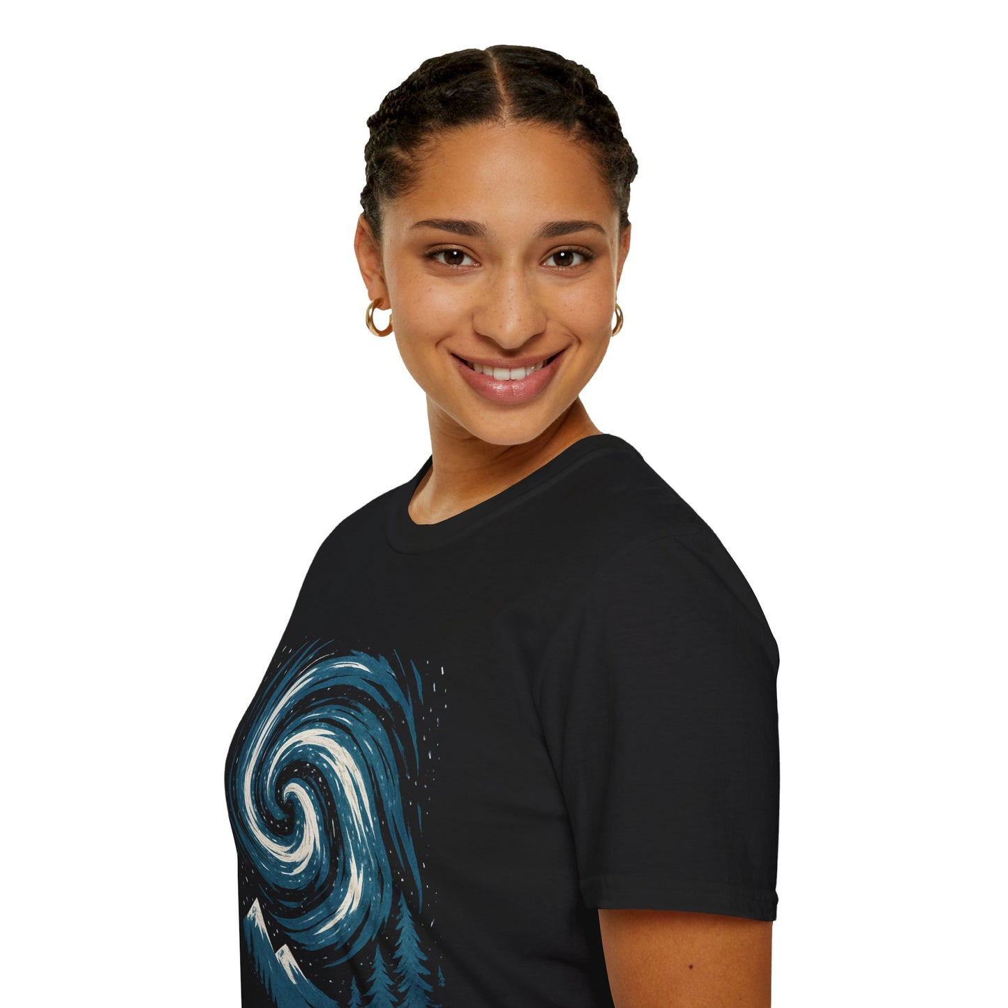 Snow Storm T-Shirt – Winter Nature Aesthetic Tee