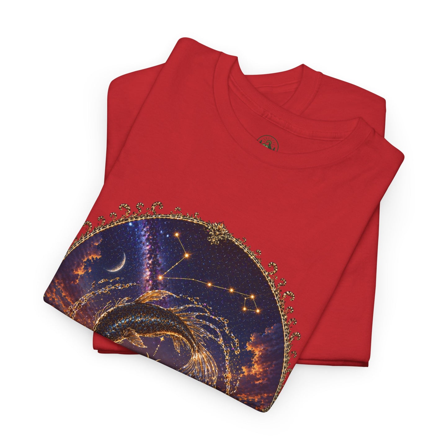 Pisces Zodiac T-Shirt – Dreamy Fish Cosmic Design | Spiritual & Aesthetic Astrology Tee