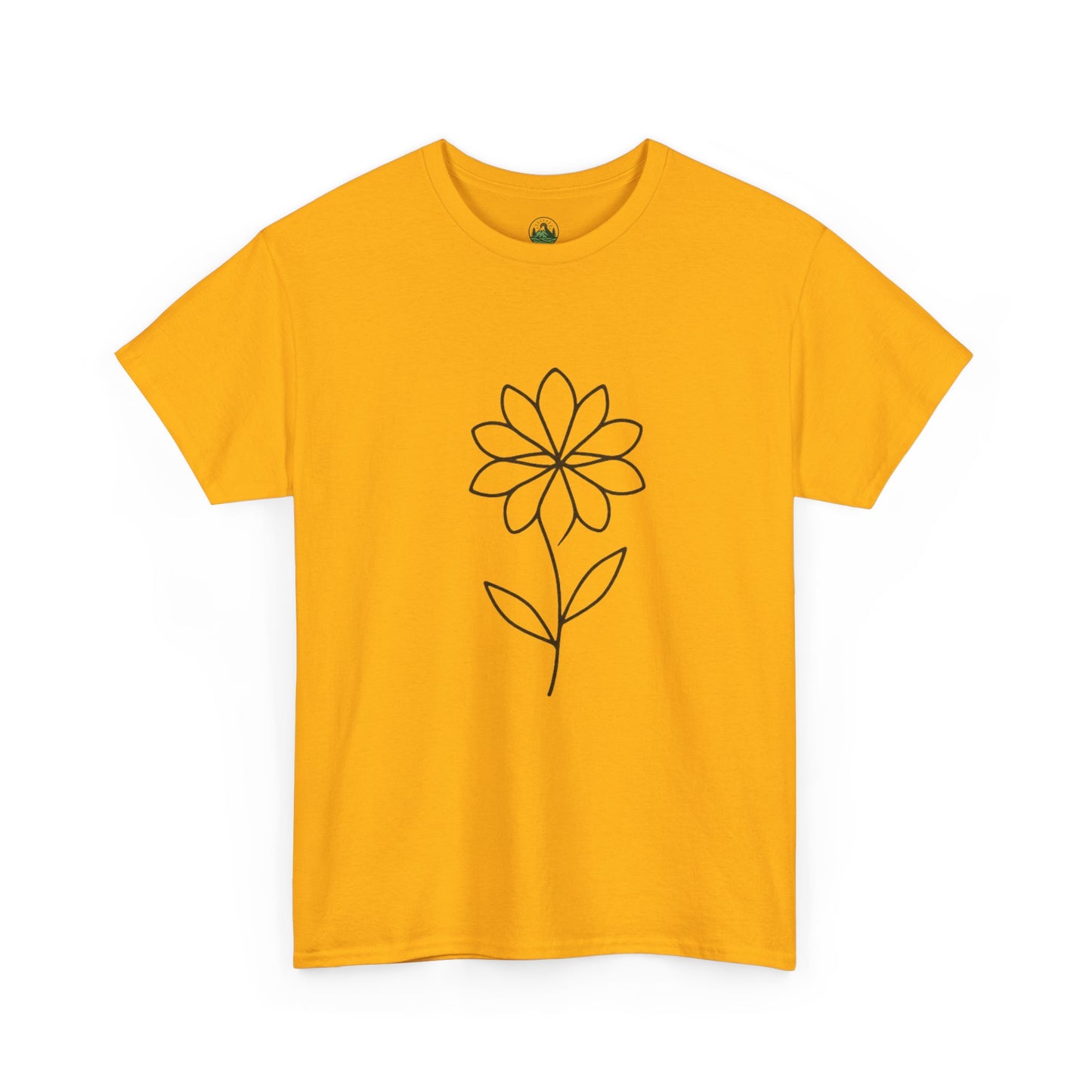 Minimalist Flower T-Shirt – Soft Floral Aesthetic Tee