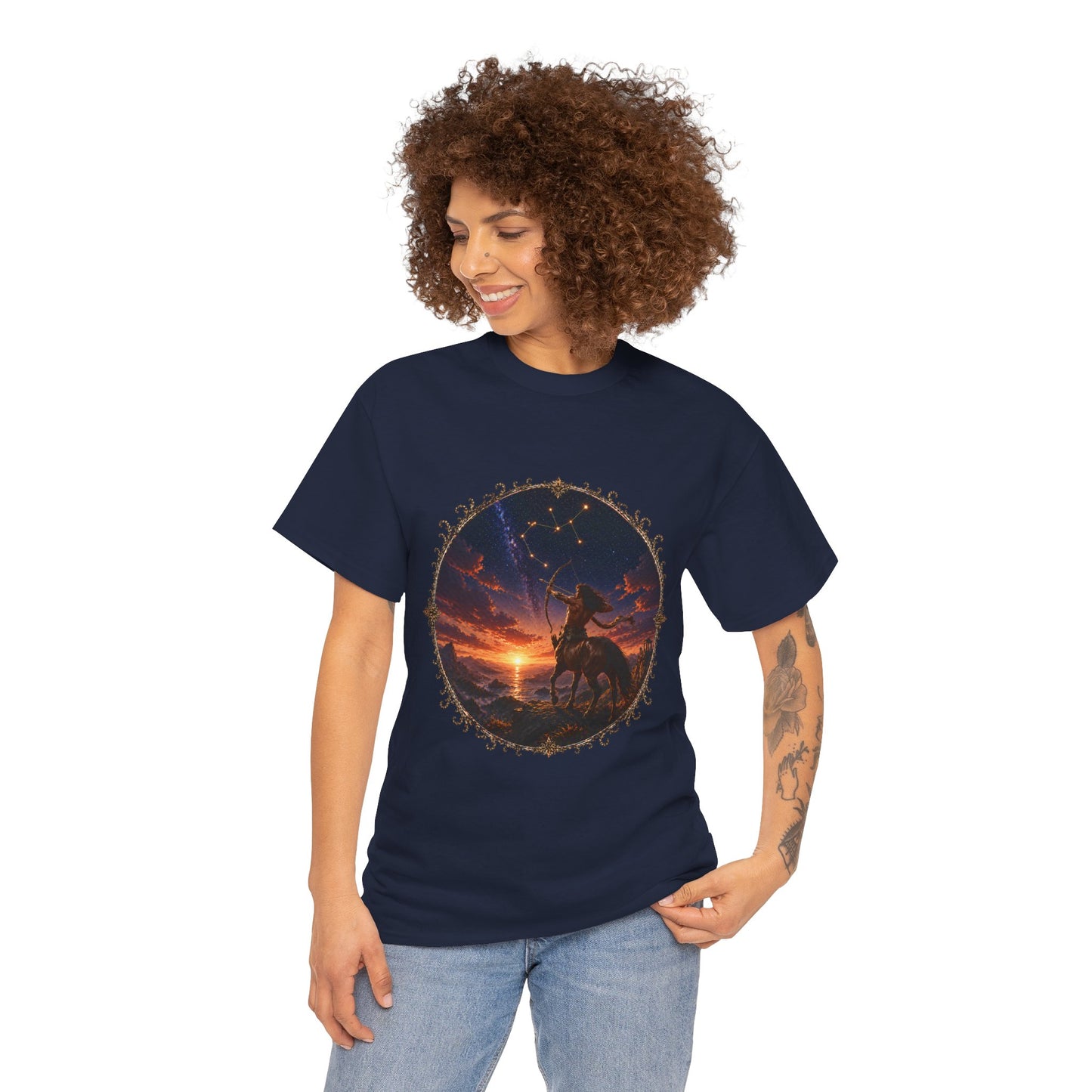 Sagittarius Zodiac T-Shirt – Archer Adventure Design | Free Spirit Astrology Tee
