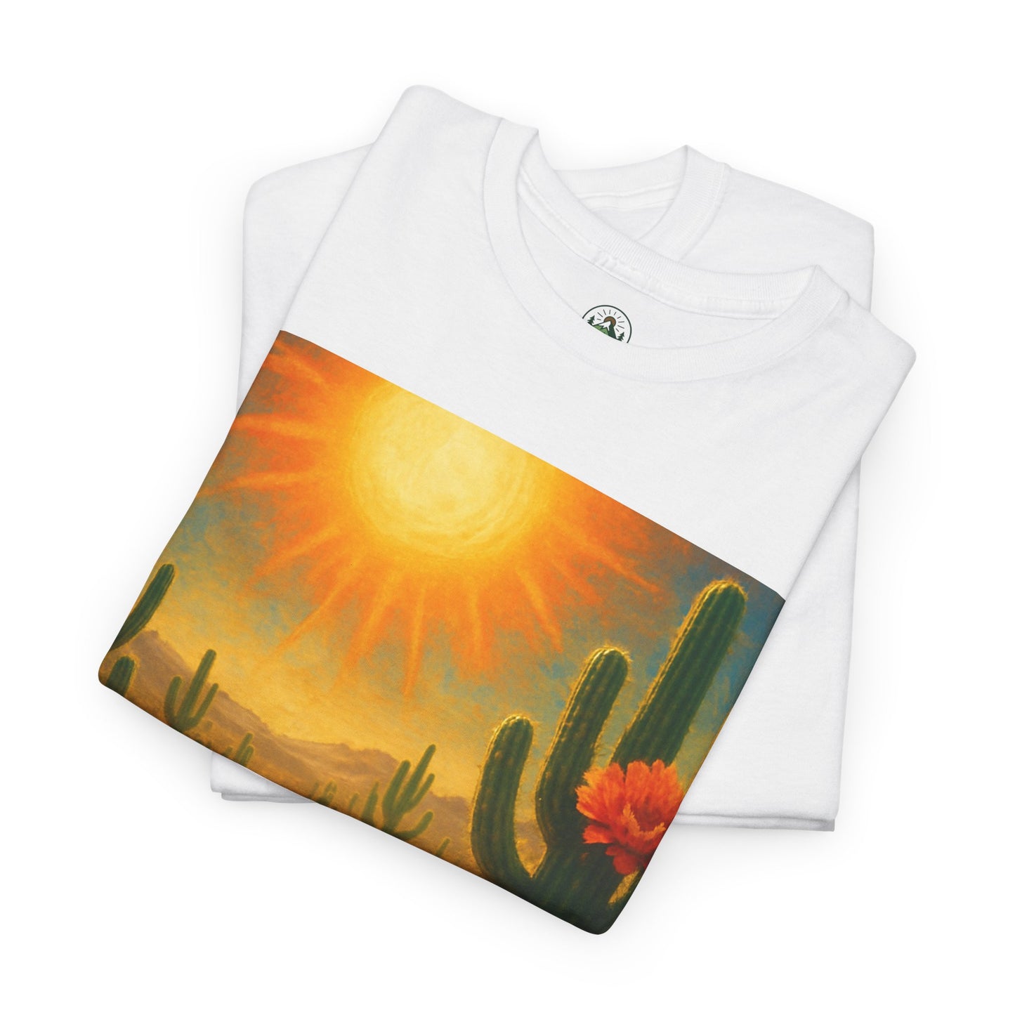 Desert Bloom T-Shirt – Minimalist Nature Aesthetic Tee