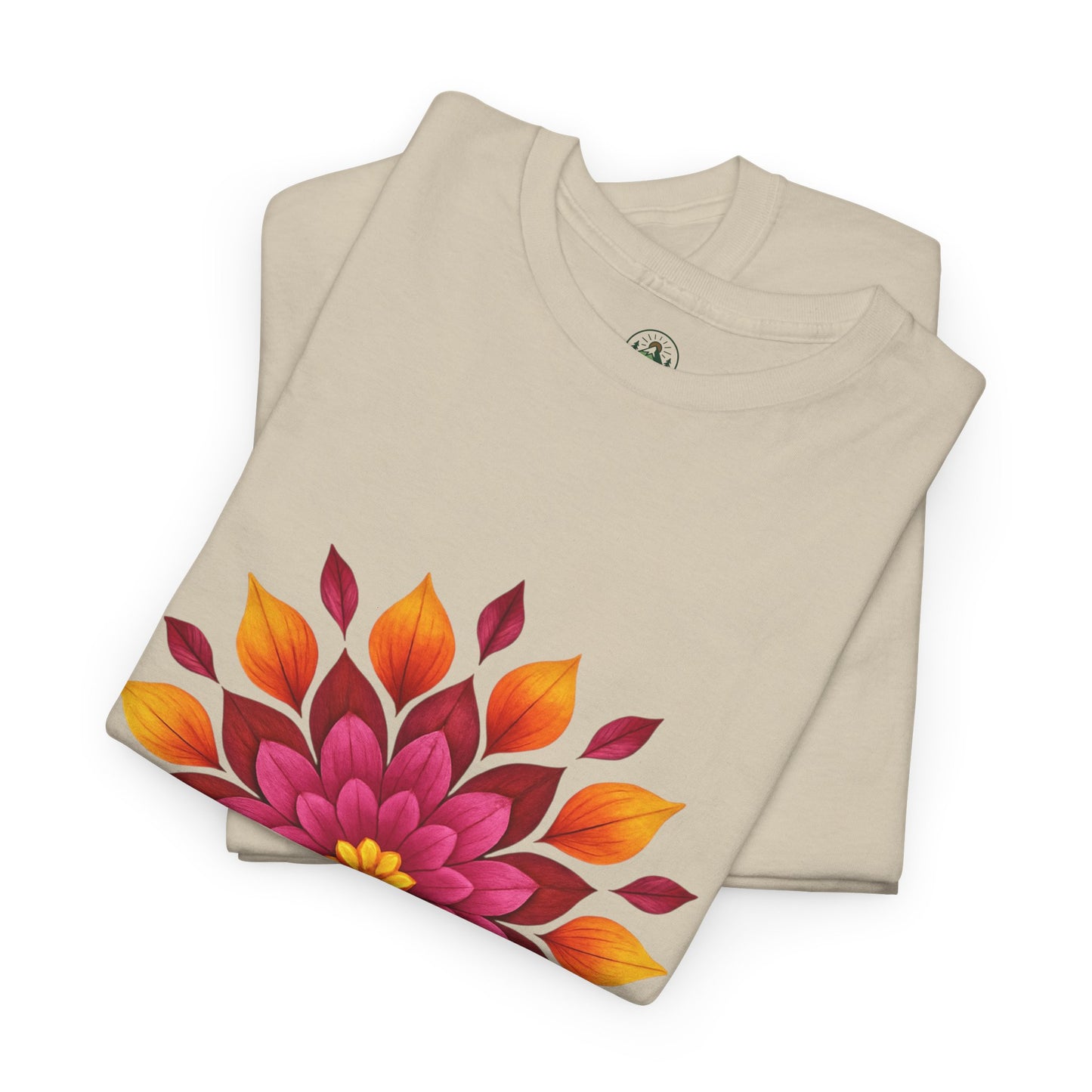 Floral Mandala T- Shirt -Boho Flower Aesthetic Tee