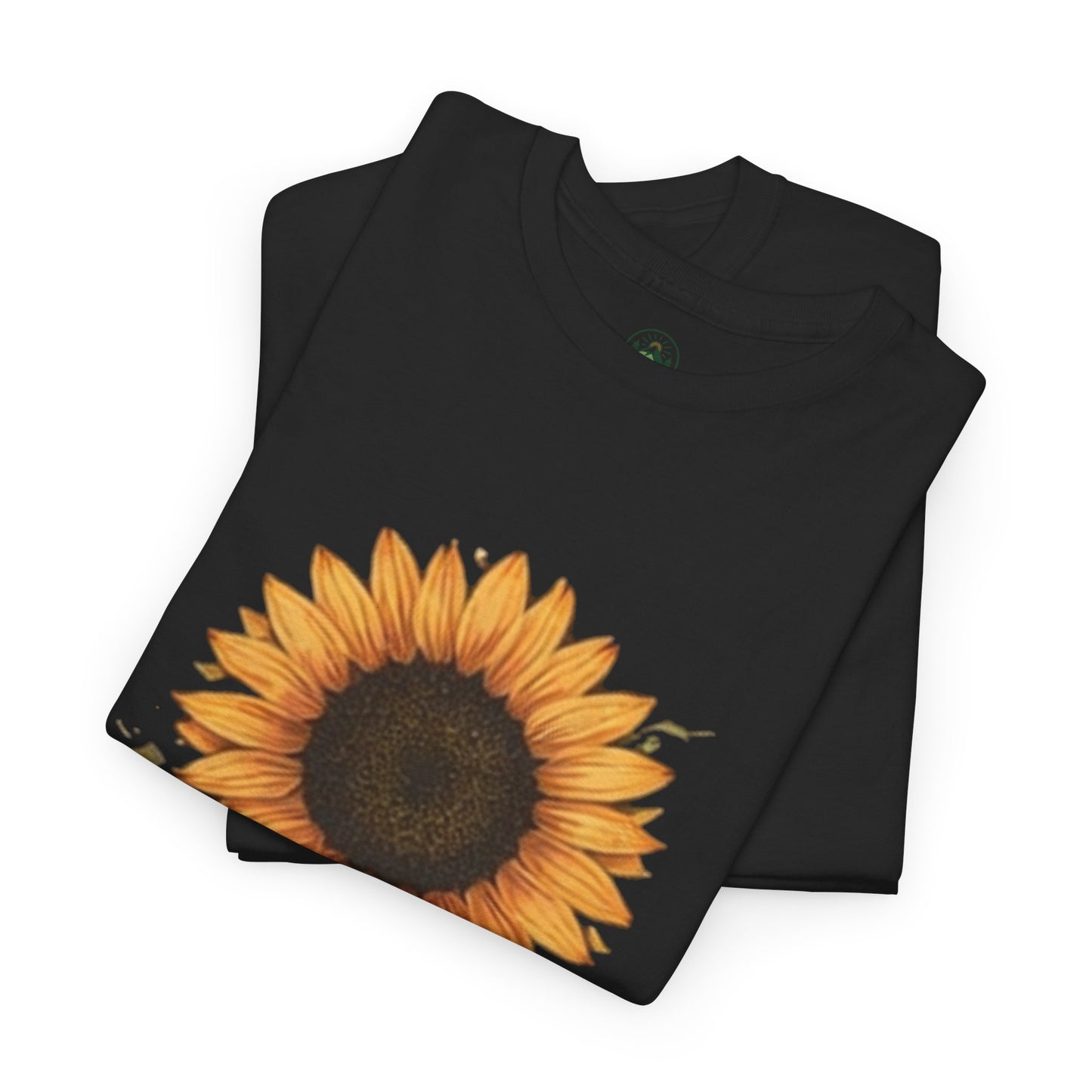 Sunflower Energy T- Shirt - Minimalist Nature Aesthetic Tee, Positive Vibes Graphic Shirt