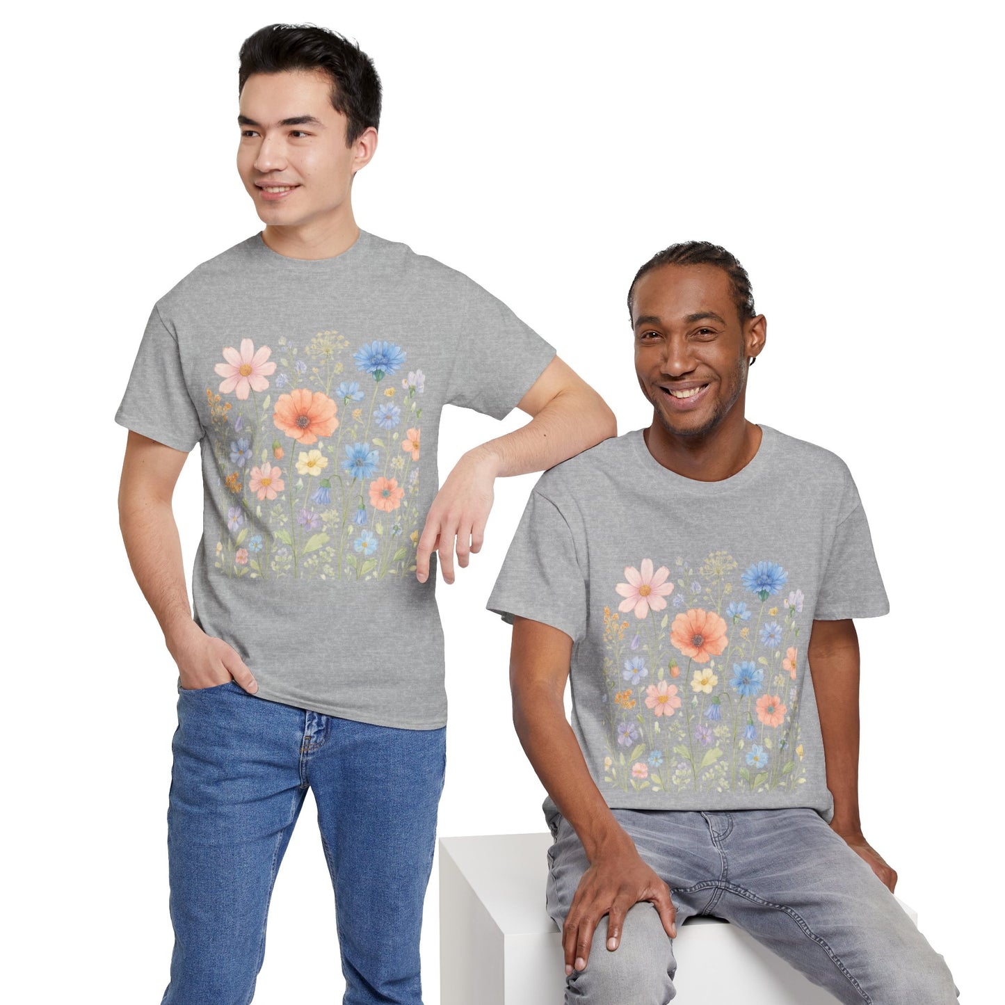Wildflower Meadow T-Shirt – Nature Floral Aesthetic Tee