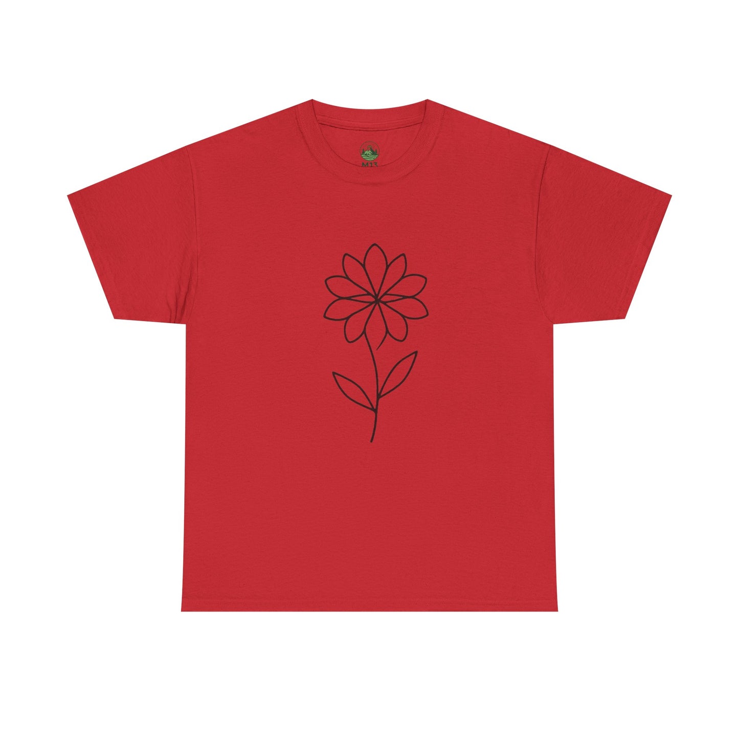 Minimalist Flower T-Shirt – Soft Floral Aesthetic Tee