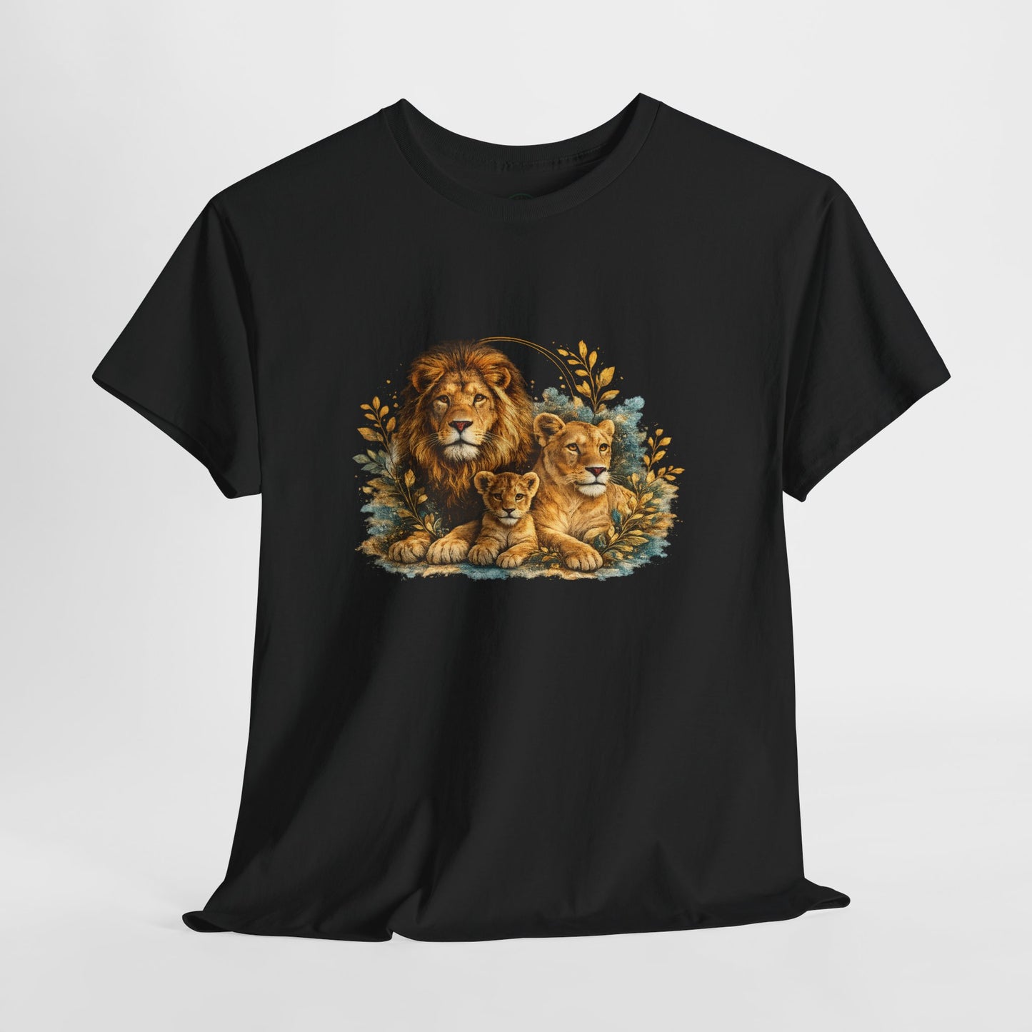 Lion Family T-Shirt – Majestic Wildlife Nature Design | Lion Pride Graphic Tee