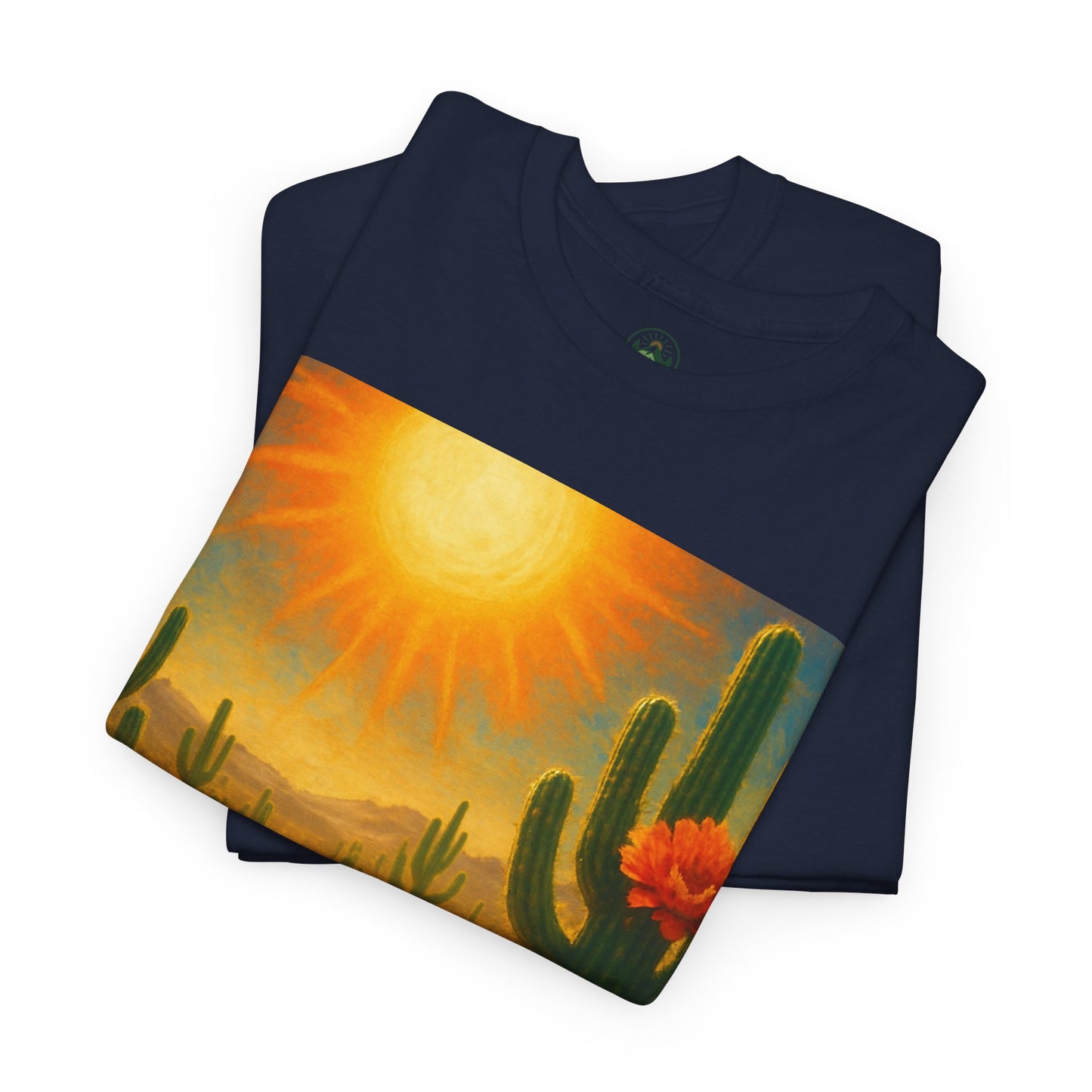 Desert Bloom T-Shirt – Minimalist Nature Aesthetic Tee