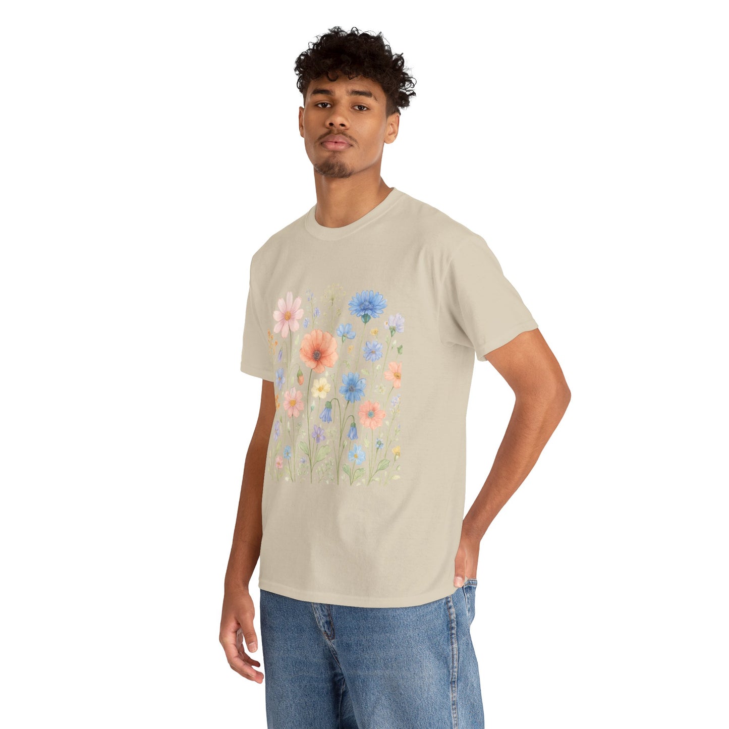 Wildflower Meadow T-Shirt – Nature Floral Aesthetic Tee
