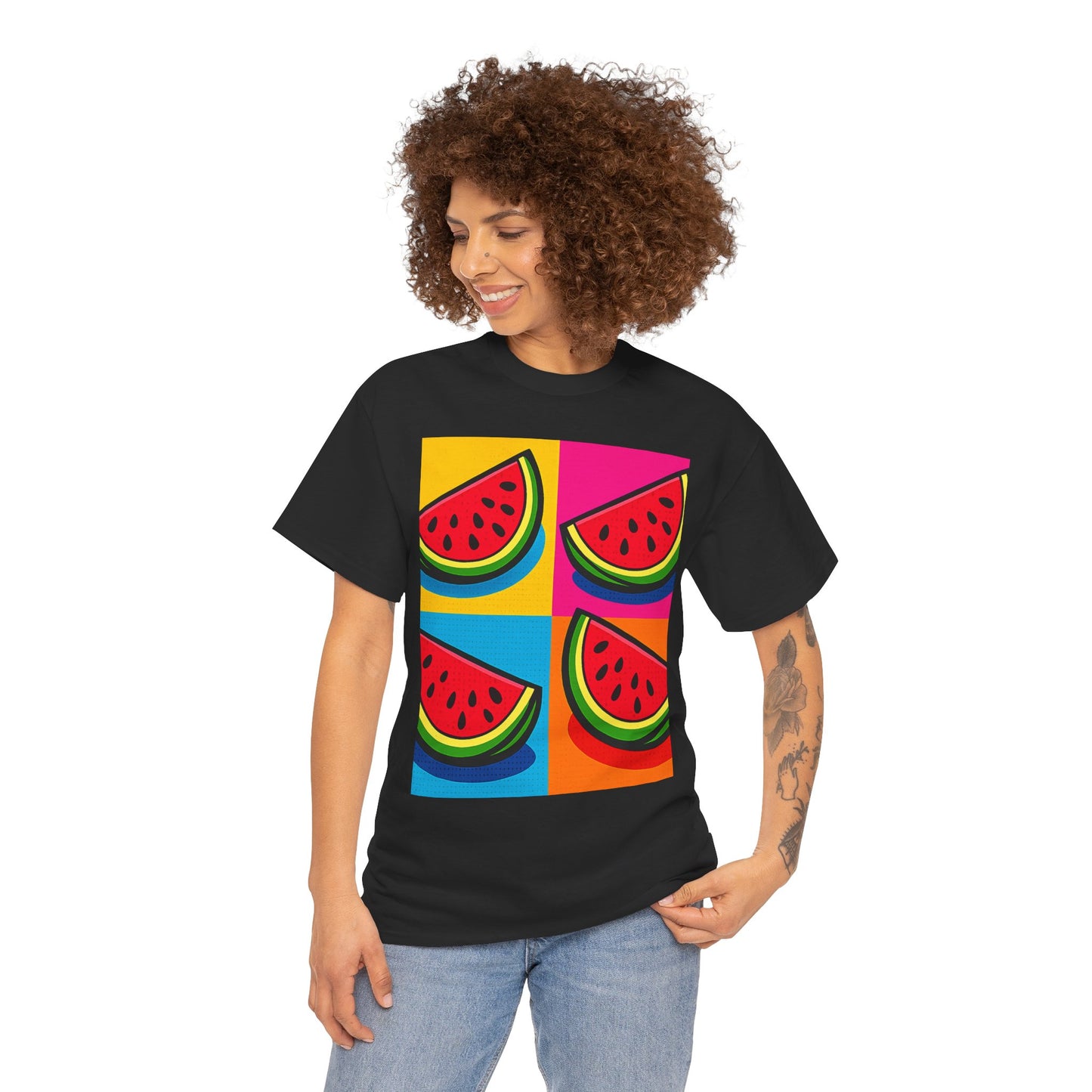 Watermelon Pop Art T-Shirt – Fun Summer Graphic Tee