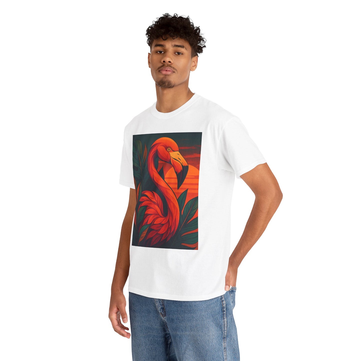 Tropical Animal Fusion T-Shirt – Exotic Nature Graphic Tee