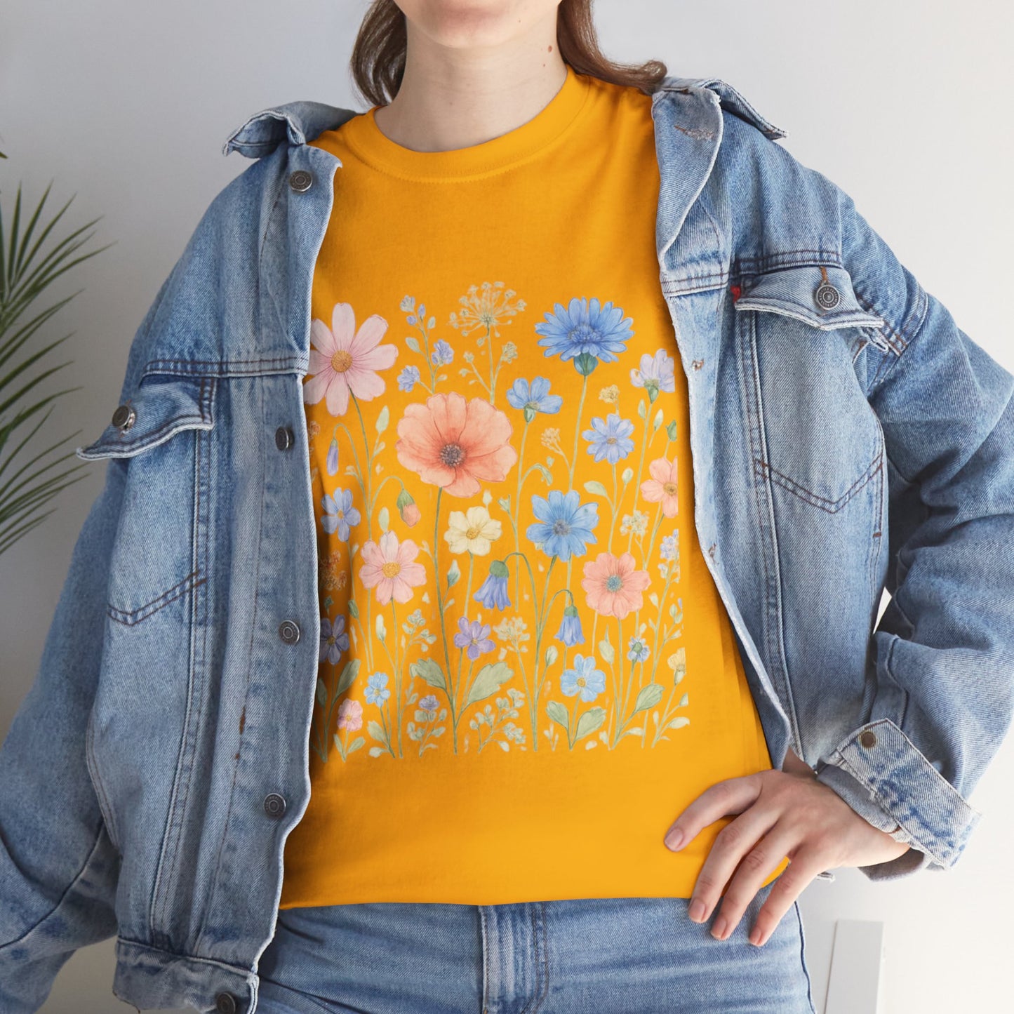 Wildflower Meadow T-Shirt – Nature Floral Aesthetic Tee