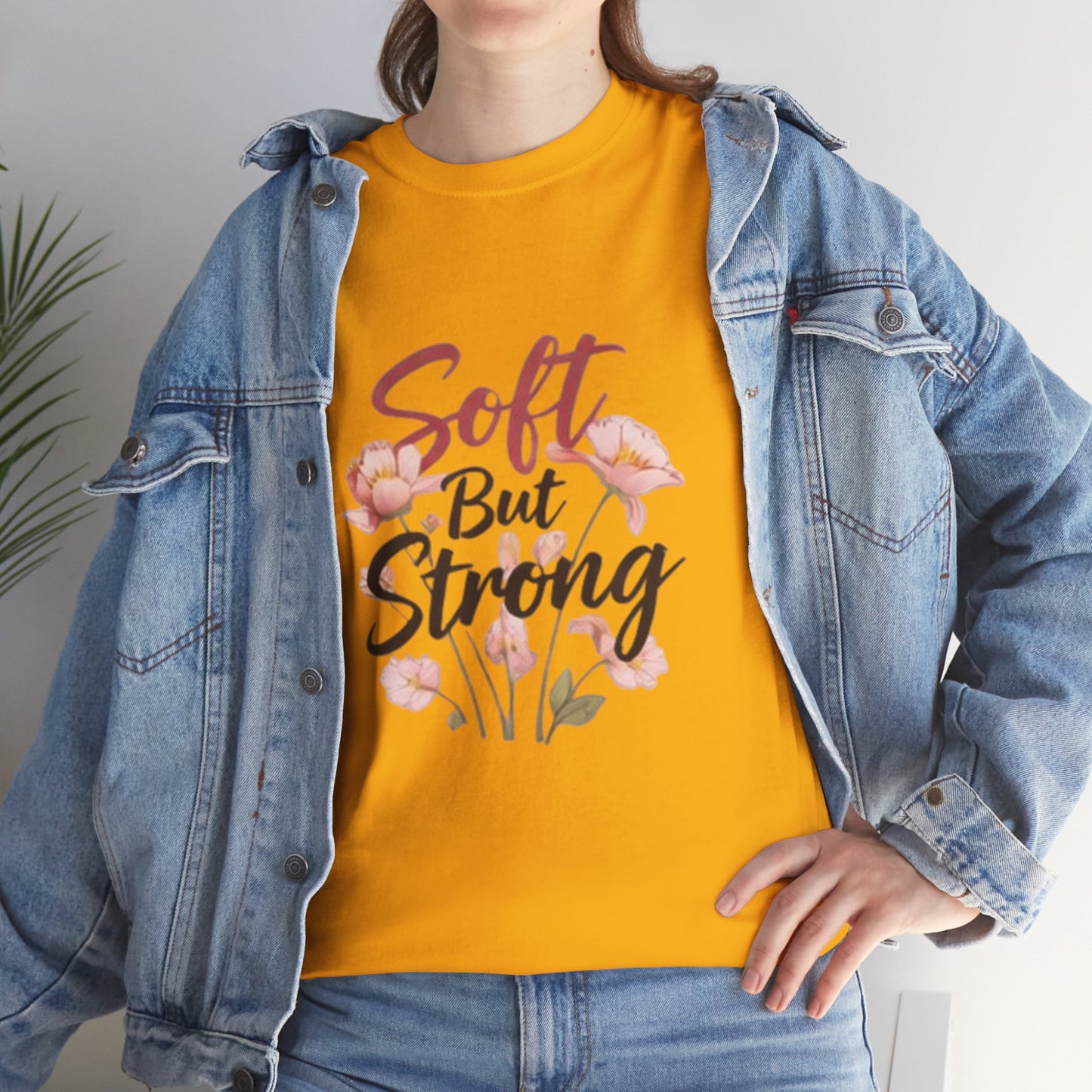 Soft but Strong Quote T- Shirt -Minimalist Aesthetic for Women