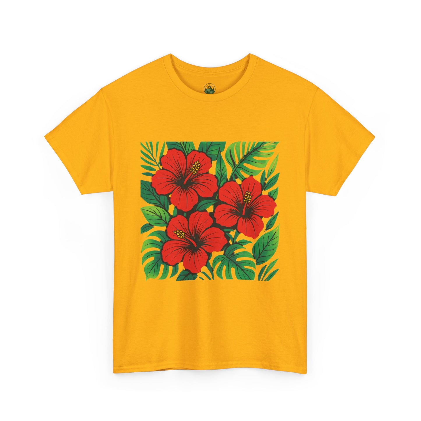 Tropical Hibiscus Flower T-Shirt – Summer Vibe Aesthetic Tee