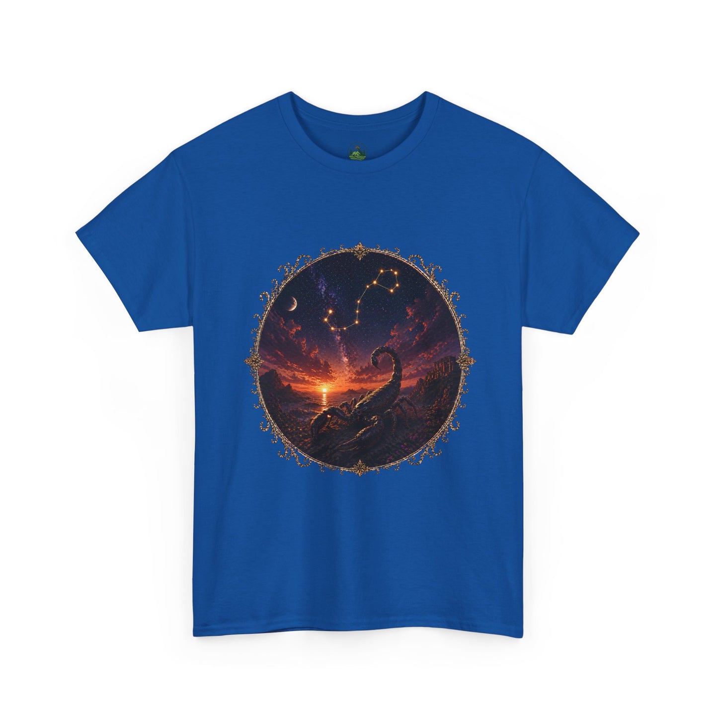 Scorpio Zodiac T-Shirt – Dark Scorpion Mystic Design | Intense Astrology Power Tee