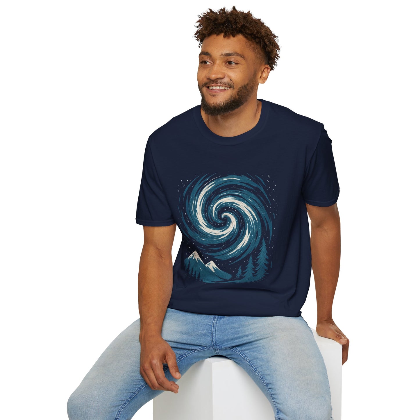 Snow Storm T-Shirt – Winter Nature Aesthetic Tee