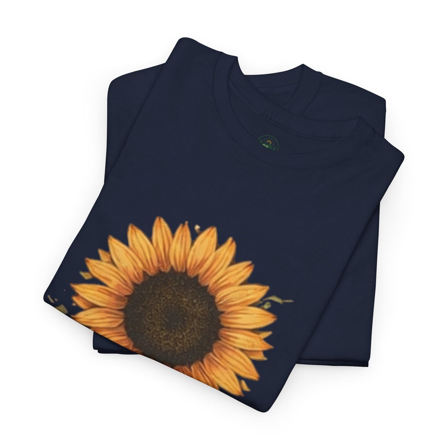 Sunflower Energy T- Shirt - Minimalist Nature Aesthetic Tee, Positive Vibes Graphic Shirt