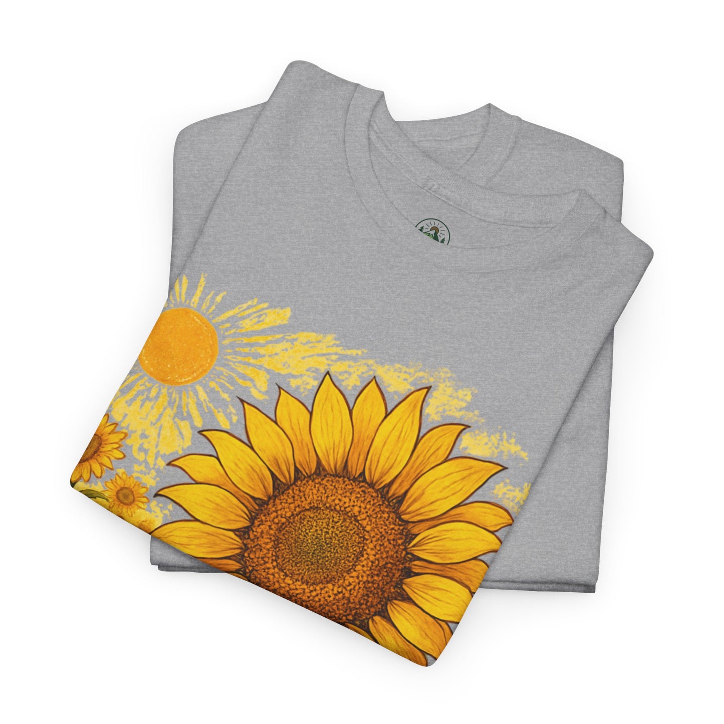Sunflower Sunshine T-Shirt – Bright Floral Aesthetic Tee