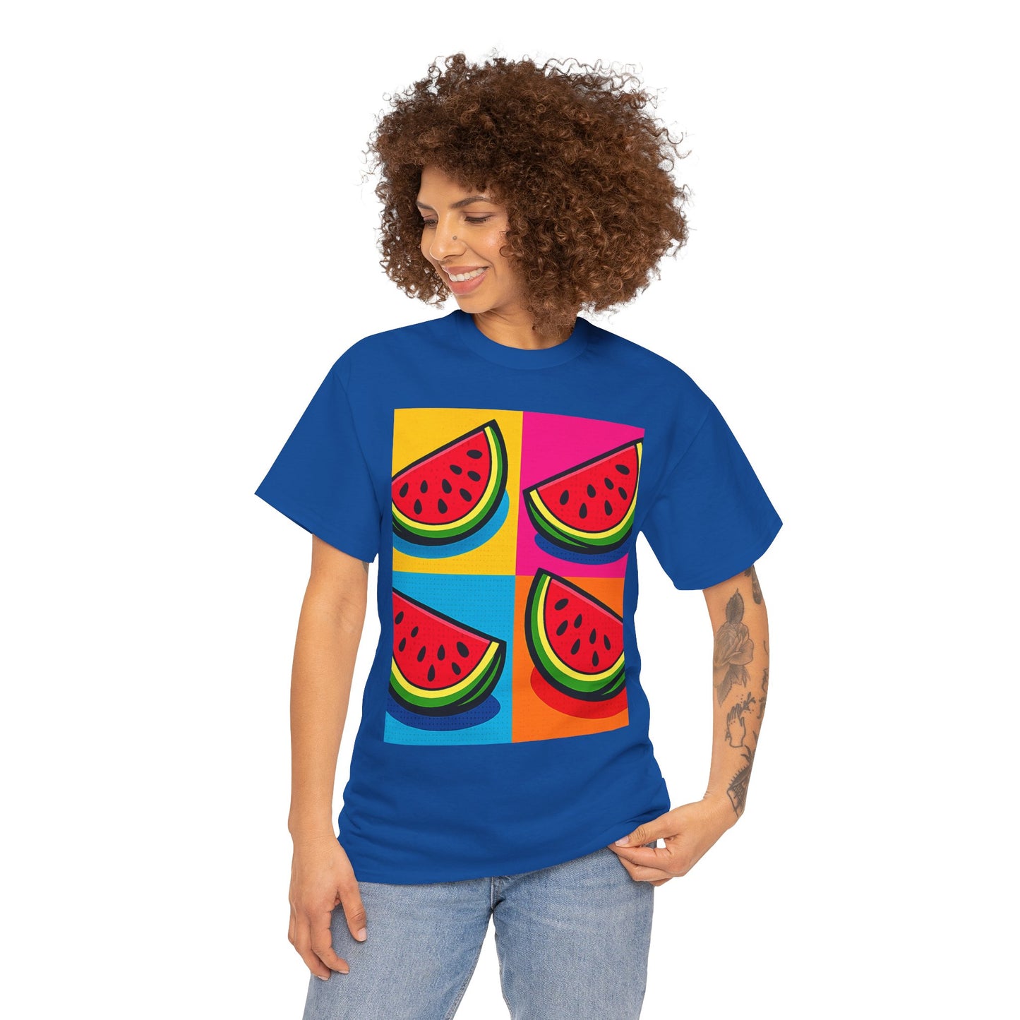 Watermelon Pop Art T-Shirt – Fun Summer Graphic Tee