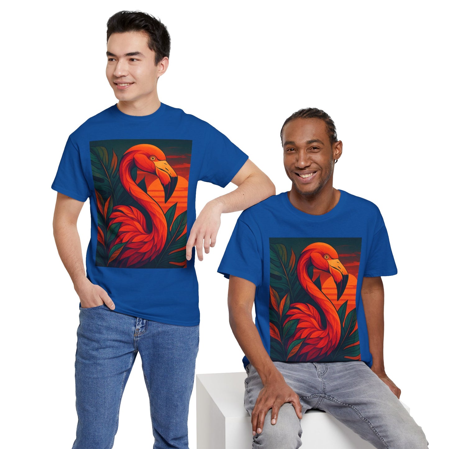 Tropical Animal Fusion T-Shirt – Exotic Nature Graphic Tee