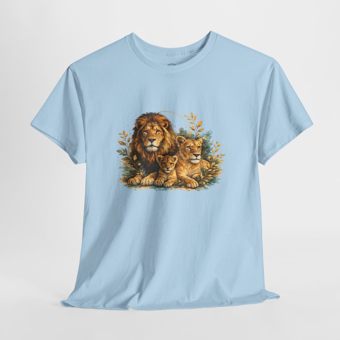 Lion Family T-Shirt – Majestic Wildlife Nature Design | Lion Pride Graphic Tee