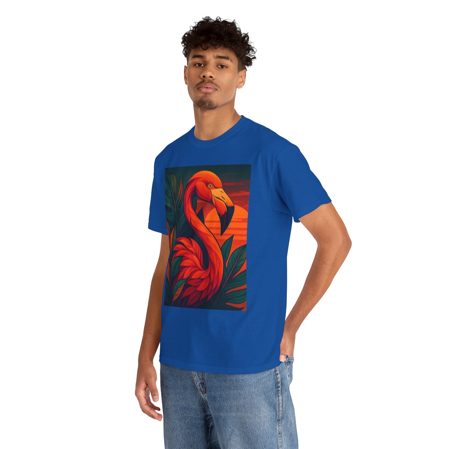 Tropical Animal Fusion T-Shirt – Exotic Nature Graphic Tee