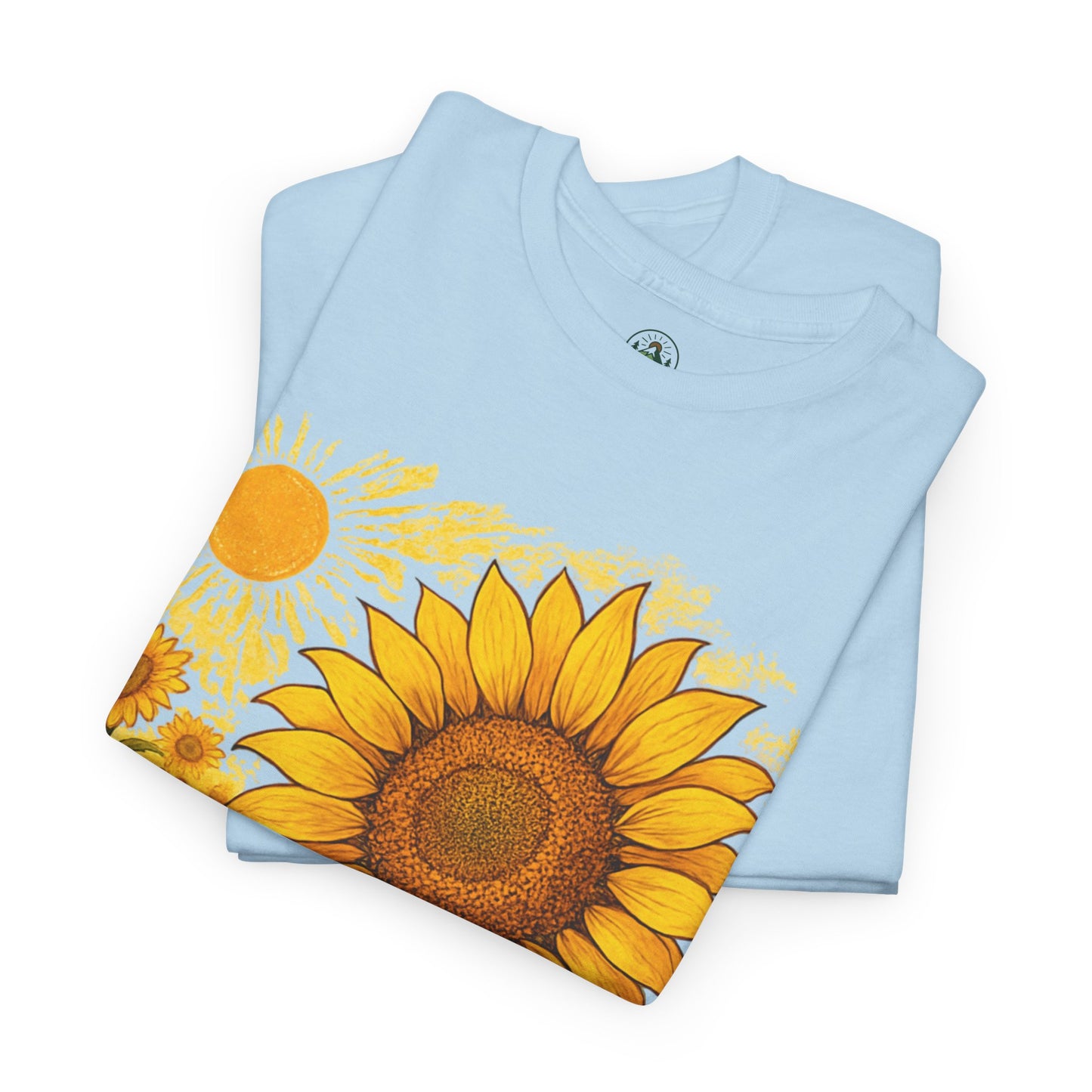 Sunflower Sunshine T-Shirt – Bright Floral Aesthetic Tee