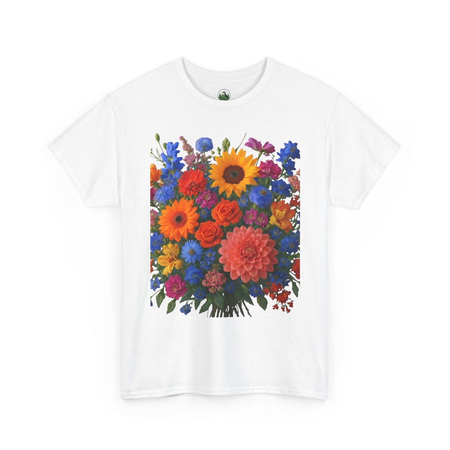 Garden Bouquet Flower T-Shirt – Summer Floral Aesthetic Tee