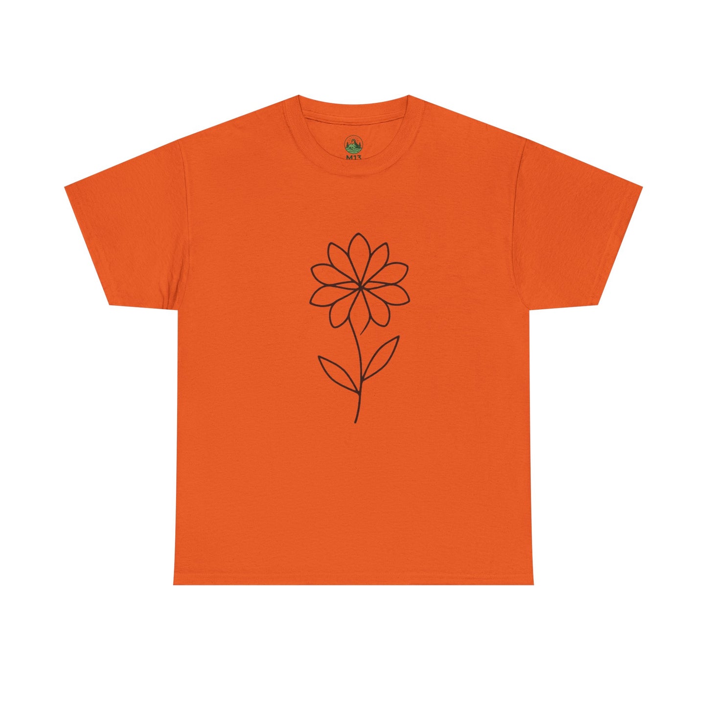 Minimalist Flower T-Shirt – Soft Floral Aesthetic Tee
