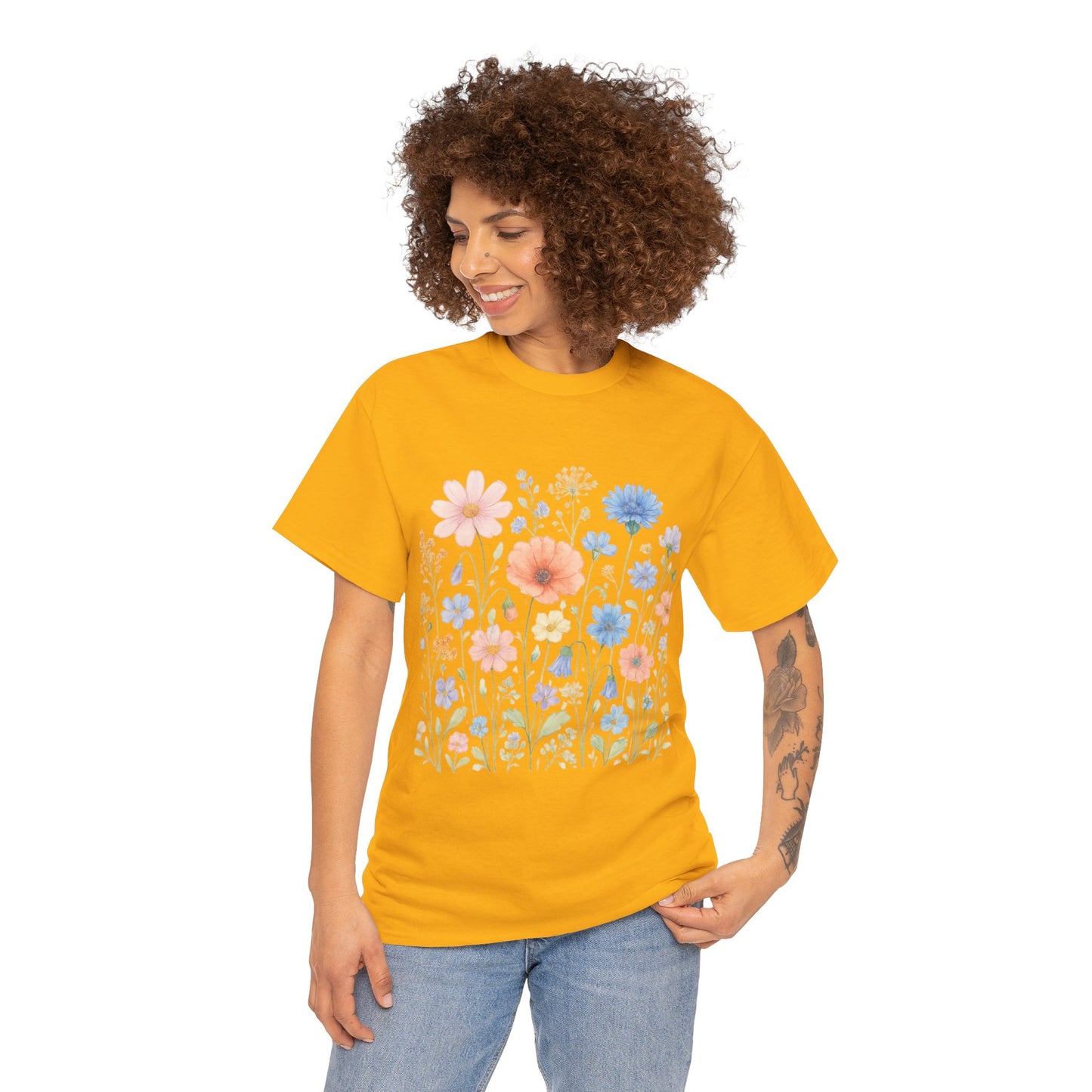 Wildflower Meadow T-Shirt – Nature Floral Aesthetic Tee