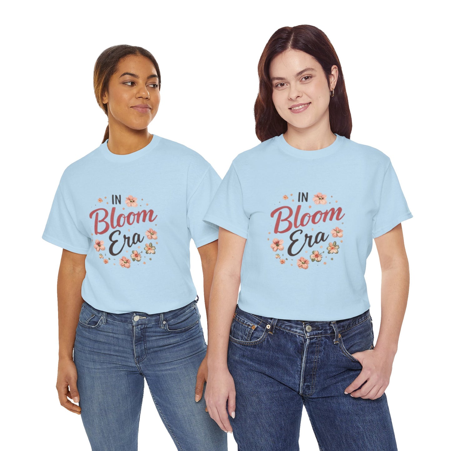 In Bloom Era T-Shirt –Bloom Minimalist Floral Aesthetic Tee, Cute Feminine Graphic Shirt